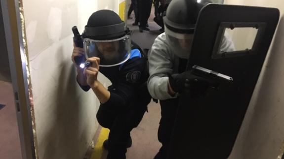 Curso de intervención policial con entrada a domicilios. 13 de xuño de 2017