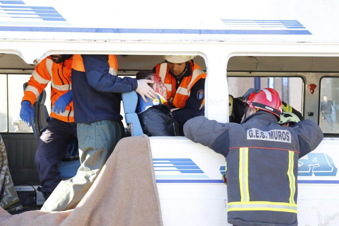 Simulacro de emerxencias, 30 de novembro de 2017